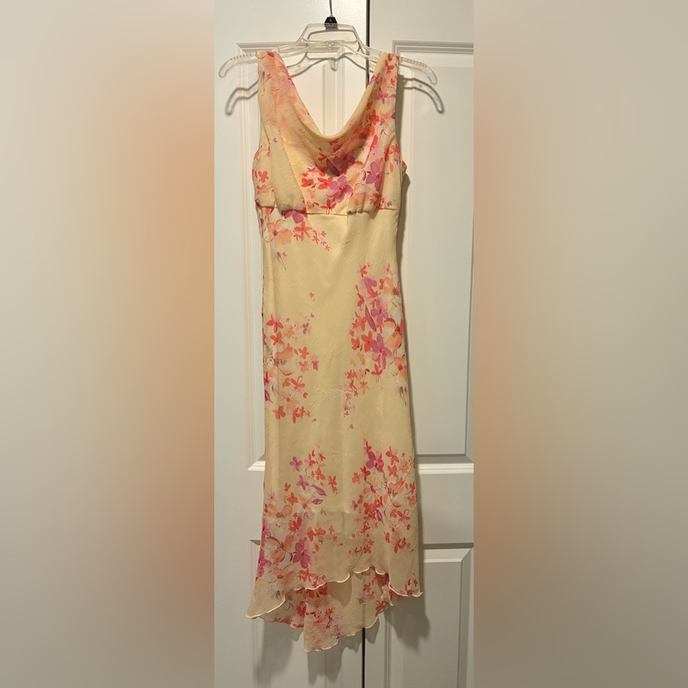 B Darlin Cream Strapless Dress